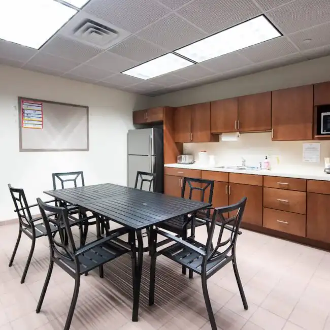 Break room in Stone River Behavioral Health