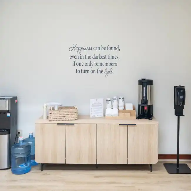 Waiting area for mental health treatment center