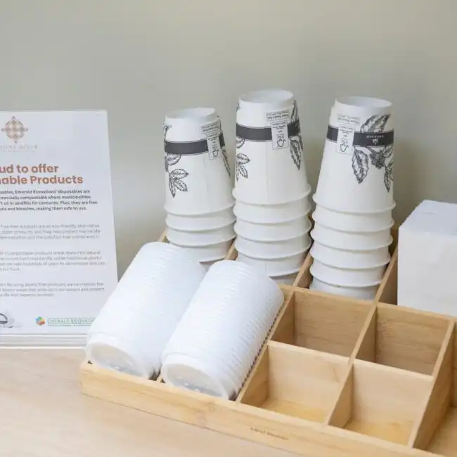 Cups for drinks and mental health treatment